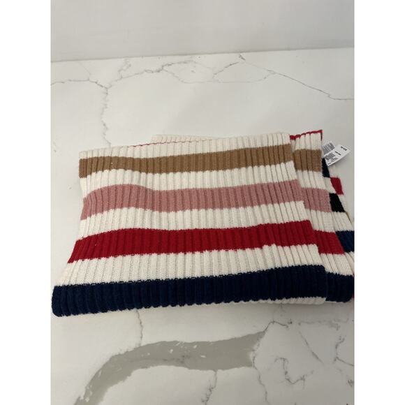 COPY - Gap Multi Stripes CASHSOFT Knit Winter Scarf Unisex NWT - Picture 3 of 3